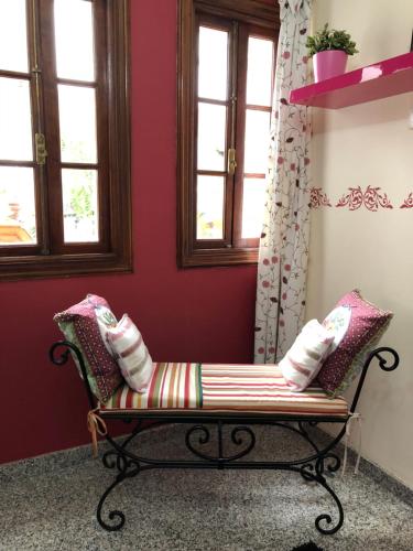 Ruang duduk di Casa Charry