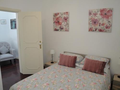 Postel nebo postele na pokoji v ubytování Violeta House