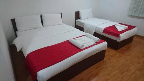 Postel nebo postele na pokoji v ubytování Hotel Mill Road