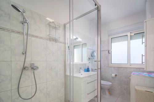 Koupelna v ubytování Apartments "Villa Antea"