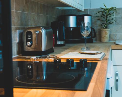 Una cocina o kitchenette en Atrium apartments