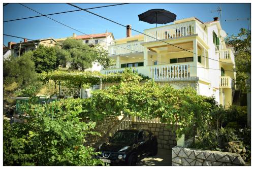 Zahrada ubytování Apartments Boric