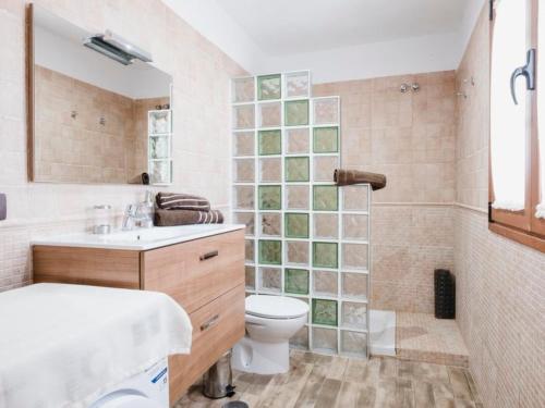 Koupelna v ubytování Casa Rural Quinta Sevi