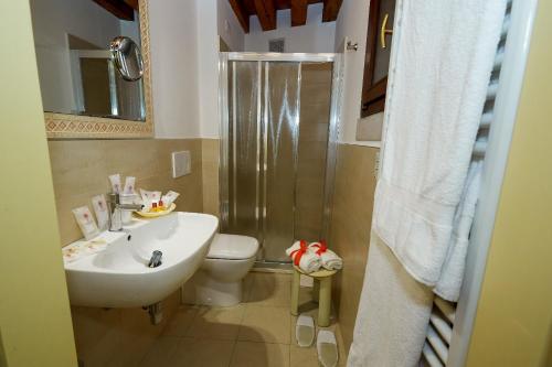Koupelna v ubytování Hotel Riviera dei Dogi