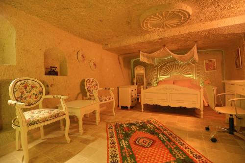 Iris Cave Cappadociaにあるベッド