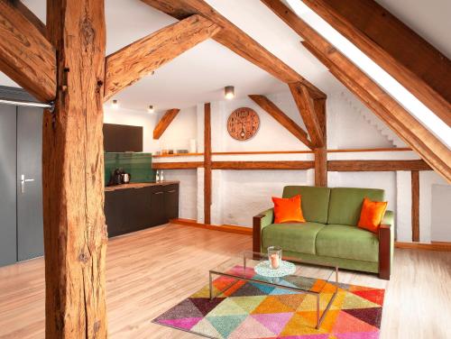 Kuchyňa alebo kuchynka v ubytovaní Apartamenty "BULWAR GORZOW"