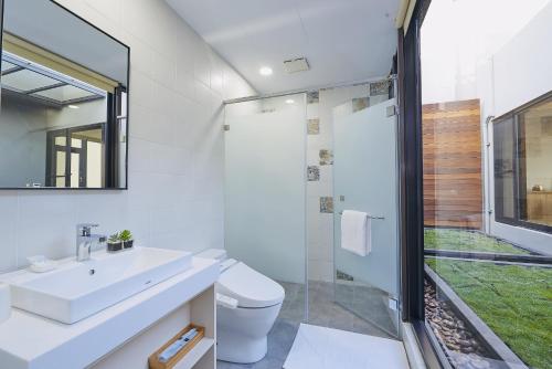 Koupelna v ubytování Hotel Z