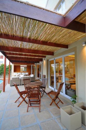 Balkón nebo terasa v ubytování Bamboo Guest House