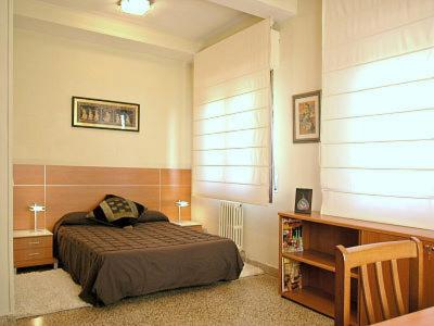 Un pat sau paturi într-o cameră la Casa Rural Sancho el Fuerte