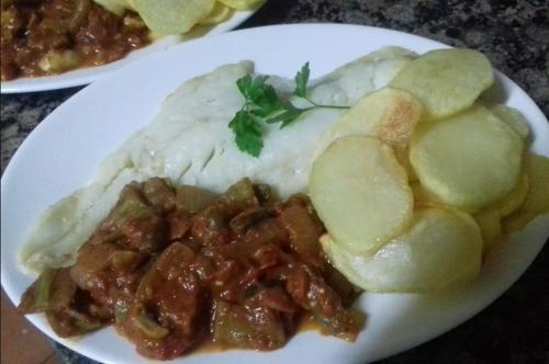 Comida en o cerca de este hostal o pensión