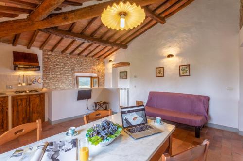 Ruang duduk di Fattoria Querceto