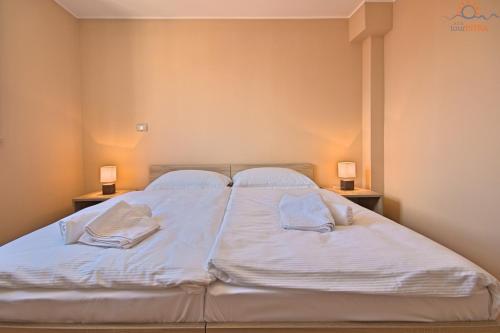 Cama o camas de una habitación en Rotonda Inn Novigrad