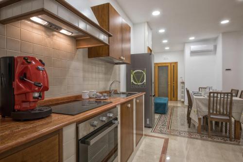 Η κουζίνα ή μικρή κουζίνα στο B&B D'AMICO