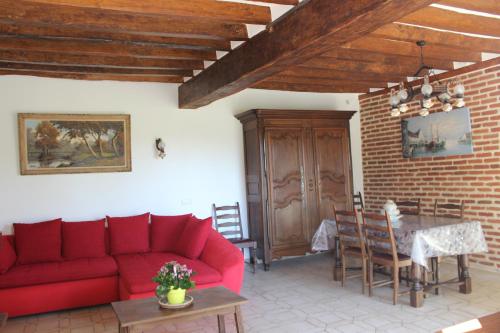 Posezení v ubytování Gîte de Closeure