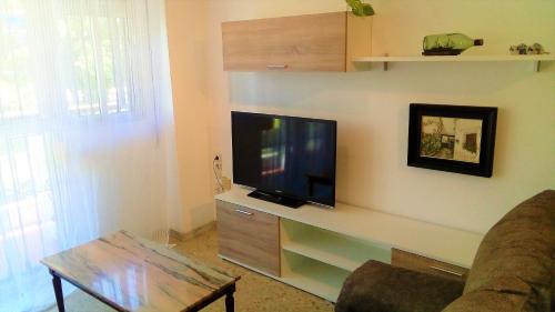 TV a/nebo společenská místnost v ubytování VIVIENDA COMPLETA EN SEVILLA