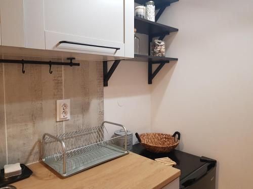 Η κουζίνα ή μικρή κουζίνα στο Radomir Downtown Apartments