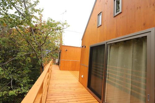 Ein Balkon oder eine Terrasse in der Unterkunft Sumika