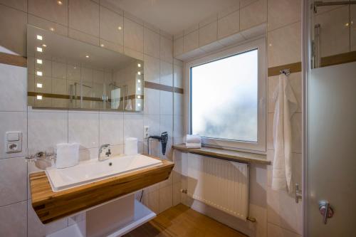 Koupelna v ubytování Hotel Restaurant Gradlwirt