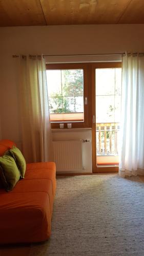 Ruang duduk di Appartement Stubaital