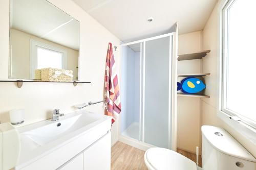 Koupelna v ubytování Camping Adria Mobile Homes Lanterna