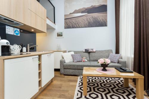 Una cocina o zona de cocina en Angleterre Apartments
