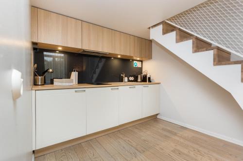 Una cocina o zona de cocina en Angleterre Apartments