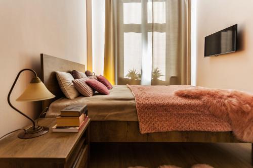 Μια τηλεόραση ή/και κέντρο ψυχαγωγίας στο Apartament na Kopernika