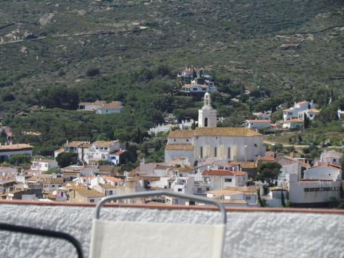 a view of a town on a hill at Carpe Diem Cadaqués in Cadaqués