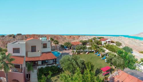 A bird's-eye view of Luxury Villa Karteros