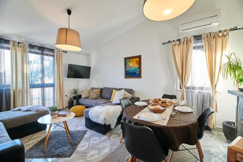 Χώρος καθιστικού στο Apartments Noa