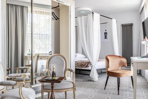 Posteľ alebo postele v izbe v ubytovaní Hotel Traugutta3