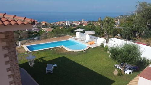 an image of a swimming pool in a yard at Appartamenti Borgo Panoramico N 5 in Tropea