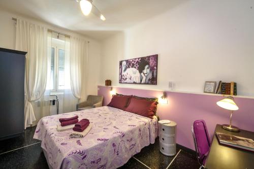 Postel nebo postele na pokoji v ubytování Girovagando B&B