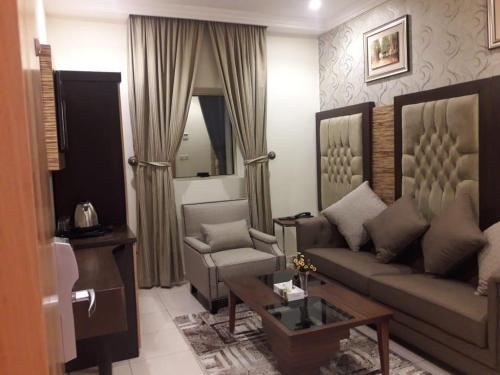 Posezení v ubytování Al Qima Atlas 3 Hotel