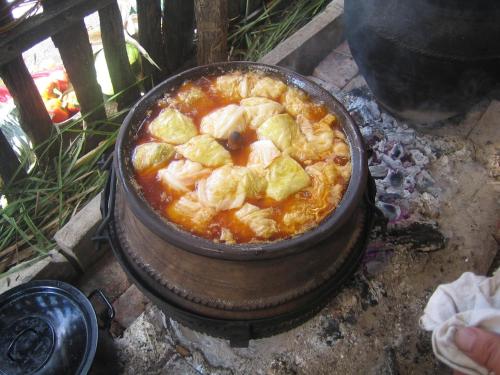 Jídlo v apartmánu nebo okolí