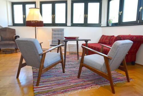 Fotografia z galérie ubytovania Spacious Flat with Panoramic View vo Viedni