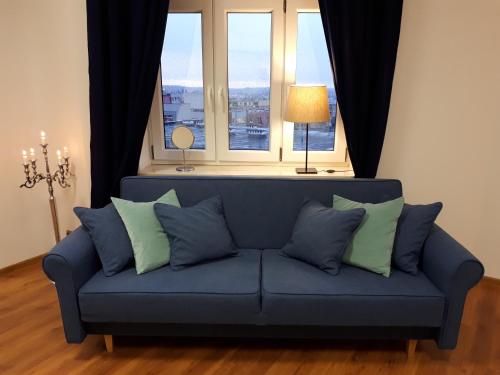 Χώρος καθιστικού στο Apartamenty Sienkiewicza10