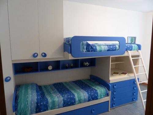 Krevet ili kreveti na kat u jedinici u objektu Casa di Roberta