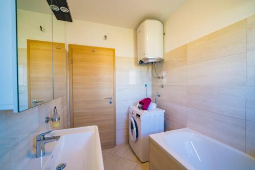 Koupelna v ubytování Apartmani Lucante