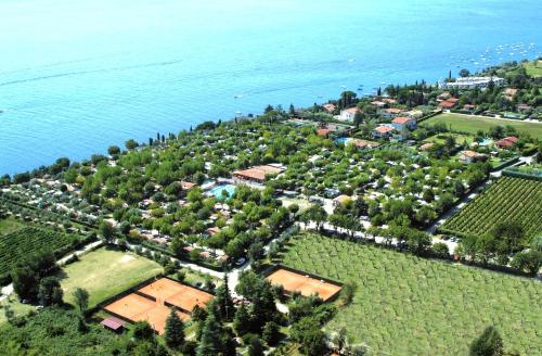 Paesaggio naturale nelle vicinanze del campeggio