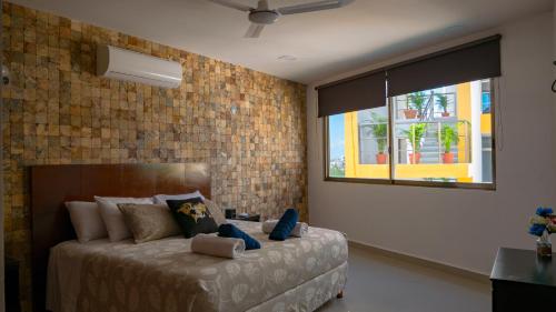 Posezení v ubytování Suite Isla Mujeres