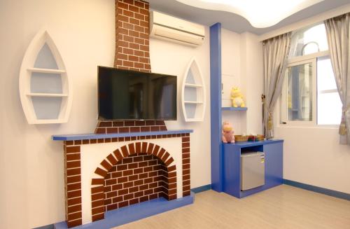 TV a/nebo společenská místnost v ubytování Ola beaches