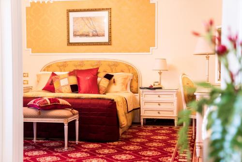 
Кровать или кровати в номере Abano Grand Hotel
