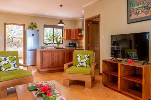 Η κουζίνα ή μικρή κουζίνα στο Blue Horizon Villas