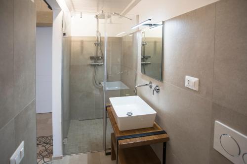 Koupelna v ubytování Palazzo Montemurro