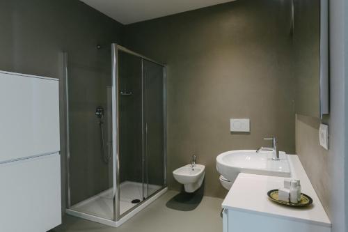 Bilik mandi di CHARMING MOMENT di Villa Porta - Casa Amatissima