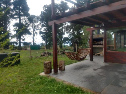 Taman di luar La Azotea cabañas & suites