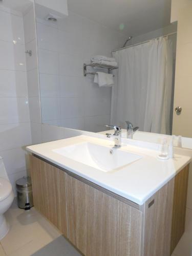 Un baño de Los Magnolios