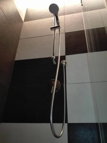 a shower with a shower head in a bathroom at Patio 101 "Exclusive" in San Vito lo Capo