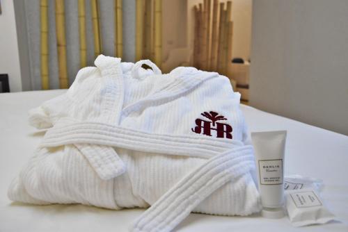Postel nebo postele na pokoji v ubytování Hotel Sant'Elia